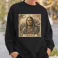 Cherokee Native Indian Retro Stamp Pride Strength Sweatshirt Gifts for Him
