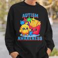 Chicken Nugget And French Fries Autism Awareness Sweatshirt Gifts for Him
