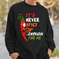 Chili Red Pepper For Hot Spicy Food & Sauce Lover Sweatshirt Gifts for Him