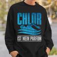 With Chlor Ist Mein Perfume Swimmen Swimmer Sweatshirt Geschenke für Ihn