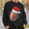 Christmas Football Team Santa Sports For Boys Sweatshirt Gifts for Him