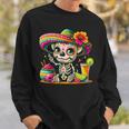 Cinco De Mayo Chihuahua Dog Mexican Sugar Skull Sombrero Sweatshirt Gifts for Him