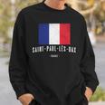City Of Saint-Paul-Lès-Dax France French Flag Drapeau Sweatshirt Gifts for Him