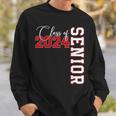 Class Of 2024 Senior 2024 Graduation Or First Day Of School Sweatshirt Gifts for Him