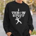 Classic Aged I Throw Stuff Shot Put Athlete Throwing Sweatshirt Gifts for Him