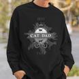 Classic Best Cat Dad Ever Cute Kitty Father Sweatshirt Gifts for Him