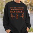 Classic San Francisco Baseball Fan Retro Sweatshirt Gifts for Him