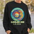 Cleveland Oh Solar Total Eclipse April 2024 Ohio Sweatshirt Gifts for Him