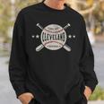 Cleveland Ohio Oh Vintage Baseball Graphic Sweatshirt Gifts for Him