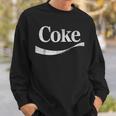 Coca-Cola Distressed Original Logo Sweatshirt Geschenke für Ihn