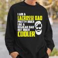 College Sports Lacrosse Player Father's Day Saying Lacrosse Sweatshirt Gifts for Him