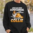 Collie Long Hair Guardian Angel Dog Sweatshirt Geschenke für Ihn