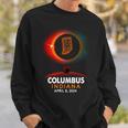 Columbus Indiana Total Solar Eclipse 2024 Sweatshirt Gifts for Him