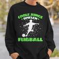 Cool Boys Spielen Fußball Football Sweatshirt Geschenke für Ihn