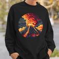Cool Erupting Volcano Costume For Boys And Girls Sweatshirt Gifts for Him