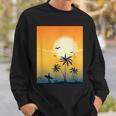 Cool Ocean Scene Beach Surf Sweatshirt Gifts for Him