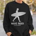 Cool Surfing Wave Rider Sweatshirt Gifts for Him
