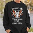 Coole Opas Hören Heavy Metal Sweatshirt Geschenke für Ihn