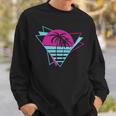 Cooler Synthie 80Er Synthwave Sonnenuntergang Retro- Sweatshirt Geschenke für Ihn