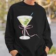 Coquette Bow With Martini Coquette Aesthetic Sweatshirt Gifts for Him