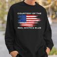 Courtesy Red White And Blue Ic America Us Flag Sweatshirt Gifts for Him