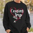 Cousins Trip 2024 Heart Vacation Travel Cousins Weekend Sweatshirt Gifts for Him