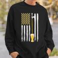 Craft Beer American Flag Usa 4Th July Alcohol Brew Brewery Sweatshirt Gifts for Him
