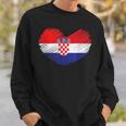 Croatia Flag Hrvatska Land Croate Croatia Sweatshirt Geschenke für Ihn