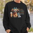 Cute Highland Cow I'm Not A Hot Mess Im A Spicy Disaster Sweatshirt Gifts for Him