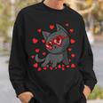 Cute Kitten Vday For Kitty Lovers Cat Valentines Day Sweatshirt Gifts for Him