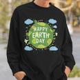 Cute Planet Earth Saying Happy Earth Day 2024 Sweatshirt Gifts for Him