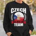 Czech Drinking Team Republic Flag Beer Party Idea Sweatshirt Gifts for Him