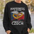 Czech Republic Marriage Czech Heritage Culture Married Sweatshirt Gifts for Him