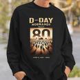 D-Day 80Th Anniversary Normandy Beach Landing Commemorative Sweatshirt Gifts for Him