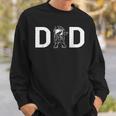 Dabbing Astronaut Daddy Dad Outer Space Planet Fathers Day Sweatshirt Gifts for Him