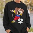 Dabbing Beagle Dog Venezuela Football Venezuelan Flag Soccer Sweatshirt Gifts for Him
