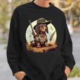 Dachshund Hunter On Dachshund Game Hunting Sweatshirt Geschenke für Ihn