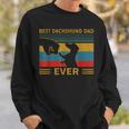 Dachshund Papa Best Dachshund Dad Ever Sweatshirt Geschenke für Ihn