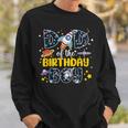 Dad Of The Birthday Boy 2Nd Outer Space Outfit Family Party Sweatshirt Gifts for Him