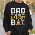 Dad Of The Birthday Boy Construction Worker Birthday Party Sweatshirt Gifts for Him