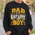Dad Of The Birthday Boy Excavator Construction Truck Sweatshirt Gifts for Him