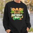 Dad Of The Birthday Boy Jungle Animals Safari Zoo Theme Sweatshirt Gifts for Him