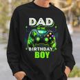 Dad Of The Birthday Boy Matching Video Game Birthday Party Sweatshirt Gifts for Him