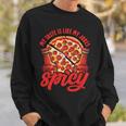 Dad Jokes Chili Spicy Souce Chef Pizza Bekleidung Sweatshirt Geschenke für Ihn