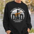 Dad The Man The Myth The Cypriot Legend Cyprus Vintage Flag Sweatshirt Gifts for Him