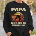 Dad Superhero Im Wahren Leben Dad Father Sweatshirt Geschenke für Ihn