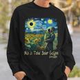 Dad This Is Total Solar Eclipse 20240824 My Father Sweatshirt Gifts for Him