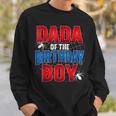 Dada Of The Birthday Spider Web Boy Family Matching Sweatshirt Gifts for Him