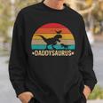 Daddy Saurus T-Rex Retroatertag Dinosaurier Papa T-Rex Sweatshirt Geschenke für Ihn