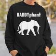 Daddyphantater Elefant Papaatertag Lustig Papa Wortspiel Sweatshirt Geschenke für Ihn